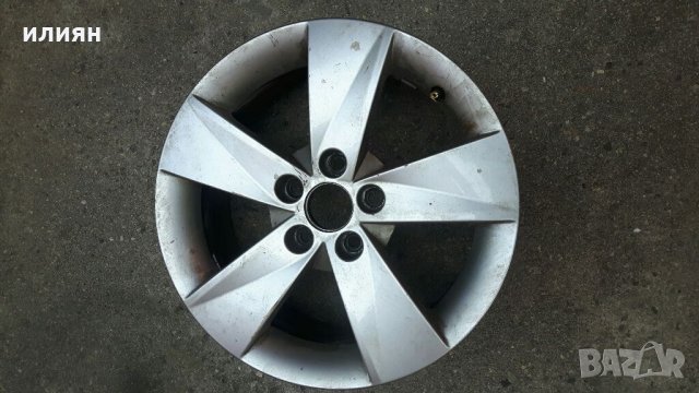 Лета джанта за  SKODA FABIA 2014 2015  6Jx15H2 ET43 ,5x100, 5J0601025AB, снимка 2 - Гуми и джанти - 33712946