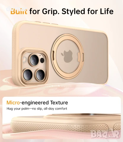 YINLAI калъф за iPhone 16 Pro Max, магнитна стойка с въртене на 360°,бутон за управление на камерата, снимка 8 - Калъфи, кейсове - 50757775