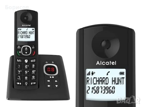 БЕЗЖИЧНИ СТАЦИОНАРНИ ТЕЛЕФОНИ Alcatel - 2бр, снимка 4 - Стационарни телефони и факсове - 55852774