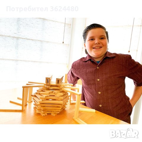 3669 дървен конструктор, снимка 2 - Образователни игри - 36738731