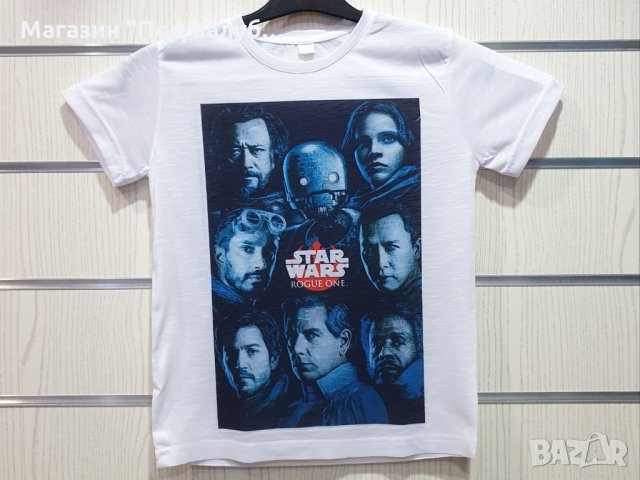 Нова детска тениска с трансферен печат STAR WARS (Междузвездни войни) - Rogue One, снимка 5 - Детски тениски и потници - 29901720