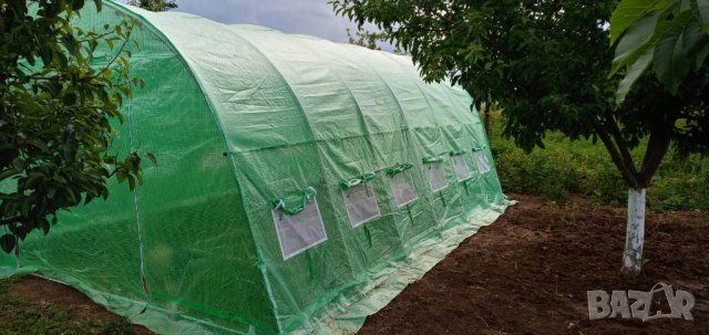 Здрав и висок парник 4х14х2.30 м тръби 32х1.1 мм, снимка 4 - Оранжерии - 38812714