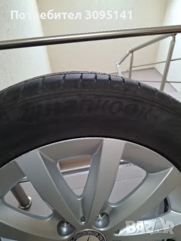 Летни гуми с джанти за Мерцедес ц класа w204, снимка 7 - Гуми и джанти - 49453452