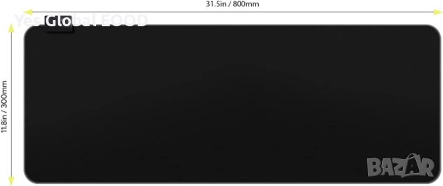 XXL геймърски пад за мишка с RGB подсветка и гумирана основа, снимка 2 - Клавиатури и мишки - 52814201