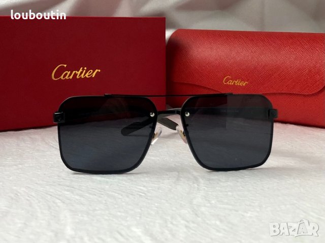 Cartier висок клас мъжки слънчеви очила с дървени дръжки, снимка 7 - Слънчеви и диоптрични очила - 42798493