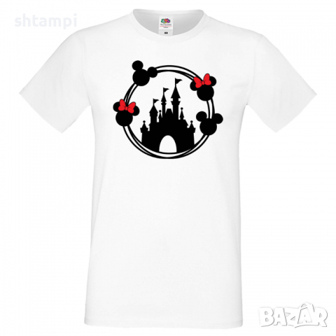 Мъжка тениска Disney Castle 1 Minnie Mouse,Подарък,Изненада,Рожден ден, снимка 9 - Тениски - 36575332