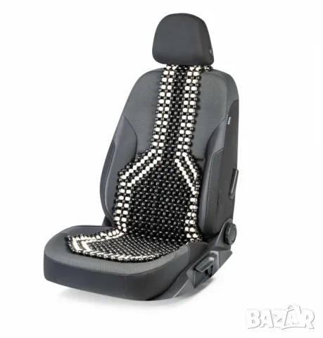 Универсален масажор за автомобилна седалка с дървени топчета – комфорт и релакс при всяко пътуване, снимка 3 - Аксесоари и консумативи - 50215217