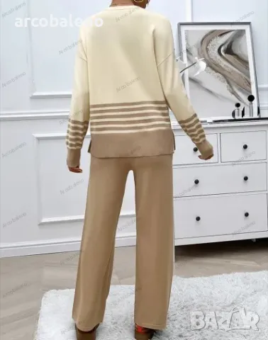 Дамски моден цветен комплект от две части, 5цвята , снимка 9 - Комплекти - 47308113