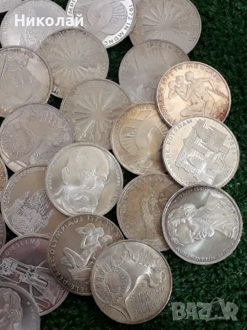 41 броя сребърни, юбилейни монети по 10 дойче марки 1972-1996г. ФРГ по избор, снимка 4 - Нумизматика и бонистика - 49775589