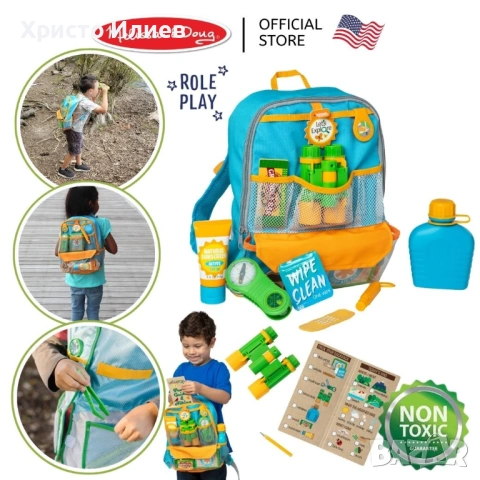Melissa & Doug Изследователски комплект в раничка за игра сред природата, снимка 6 - Други - 54327623