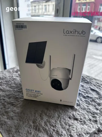 Охранителна камера Laxihub Arenti GO3G + SP2 2K 3MP 4G външна PIT камера за сигурност с батерии