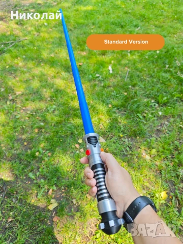 Светещ в тъмното Светлинен меч на Obi Wan Kenobi Lightsaber StarWars, снимка 3 - Други - 51047923