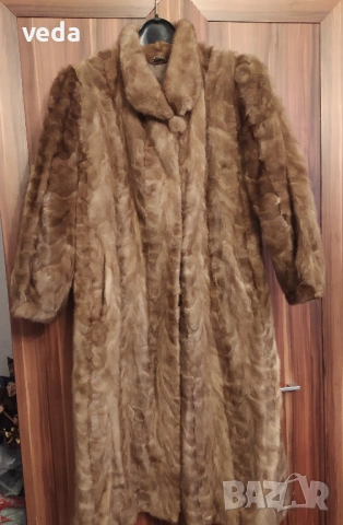 Две дълги палта от норка естествен косъм - размер М, снимка 3 - Палта, манта - 53090909