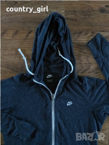 Nike Time Out Full Zip Hoody - страхотно дамско горнище, снимка 3 - Спортни екипи - 30480953