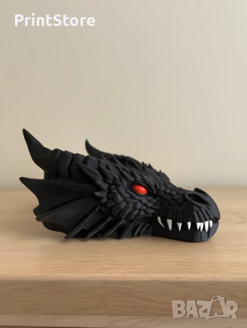 Декоративна ниша за съхранение Дракон – фентъзи декор за дом или офис, снимка 2 - Декорация за дома - 53287085