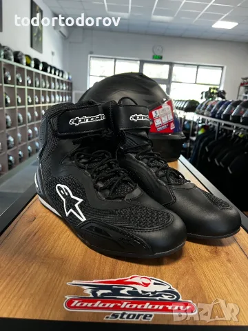 Мото боти ALPINESTARS FASTER-3 Black/White,номер 43 като нови 99.90 €