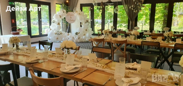 Сватбена украса, снимка 2 - Декорация - 50923905