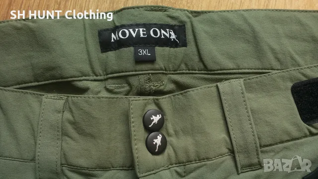 MOVE ON Stretch Trouser размер 3XL за лов риболов туризъм еластичен панталон - 2961, снимка 12 - Екипировка - 56116651