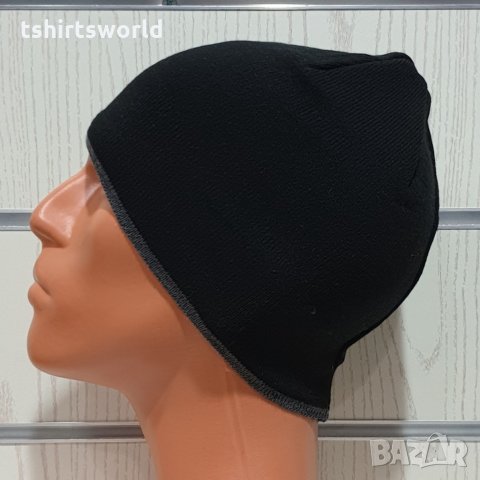 Нова зимна мъжка черна шапка, снимка 12 - Шапки - 30808255