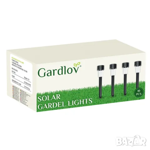 Соларни градински лампи - комплект 10 броя , снимка 9 - Соларни лампи - 49641187