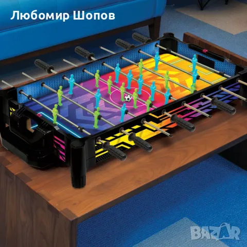 Детска игра 2 в 1 Ambassador - Футбол и въздушен хокей, неонова, снимка 6 - Джаги - 48601475