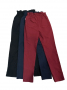 Дамски панталон с висока талия - бордо, снимка 2