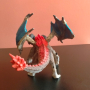 Колекционерска фигурка Schleich Dragon Battering Ram Дракон таран 70511 2014г, снимка 5