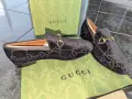 Gucci Jordaan GG Samt Loafer (Black Velvet / Monogram)No. 41!!OP 850€ !!Обувки Gucci Jordaan, снимка 4