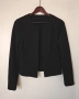 Ново дамско черно сако  с дълъг ръкав S-M размер, снимка 1