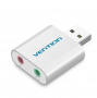 Звукова карта на USB Vention VAB-S13 USB Sound Card External, снимка 1 - Други - 36501109