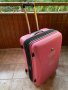 Розов куфар двойно разпъване много лек 5.3 кг перфектно състояние, снимка 1