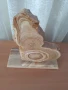Старинна Декоративна скулптура от естествен камък – ОНИКС, снимка 9