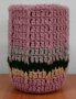 Сувенир - плетена вазичка, снимка 1