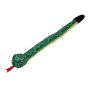 Играчка за куче Плюшена змия зелена с дрънкалка 46 см