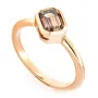 Пръстен с диамант 1.02 карата  - 14 карата розово злато, снимка 1