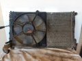 Воден и климатичен радиатор с перките от КИА Карнавал 2000г 2.9 дизел, снимка 3