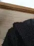 Черно зимно палто с качулка и цип, снимка 2
