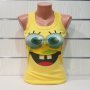 Нов дамски потник с дигитален печат Спондж боб, снимка 2