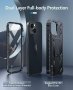 Нов Черен Кейс за телефон iPhone 15/14/13 Противоударен с Протектор за екран Айфон Защита, снимка 5