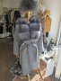 Дамско луксозно палто кашмир вълна лисица код 106