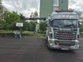 камион с кран транспорт и работа с кран, снимка 11