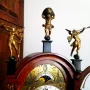 Само за колекционери. Страхотен паркетен холандски часовник. Уникално запазен, оригинален постамент,, снимка 8