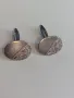 Антикварни сребърни копчета за ръкавели, снимка 1