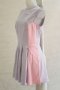 Светлолилава къса рокля с розов елемент Soleil - L, снимка 3