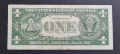 Банкнота 1 .  САЩ. Долар . 1 долар . Син печат . 1957 година., снимка 2