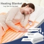 Ново Подгряващо електрическо одеяло за единично легло, 4 нива, таймер, снимка 2