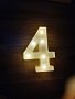 Светеща цифра - 4-ка, снимка 13