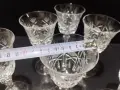 Кристални чаши Бохемия Чехословакия , снимка 4