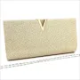 Официална дамска чанта тип плик-Златна, снимка 1