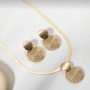 Комплект бижута - колие и обеци, снимка 4